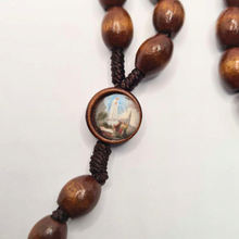 Load image into Gallery viewer, Holy Spirit Wood Rosary of Fatima
