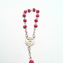 Load image into Gallery viewer, How to pray the Rosary - Rose Scented Decade Rosary
