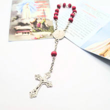 Load image into Gallery viewer, How to pray the Rosary - Rose Scented Decade Rosary
