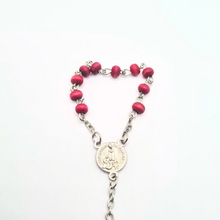 Load image into Gallery viewer, How to pray the Rosary - Rose Scented Decade Rosary
