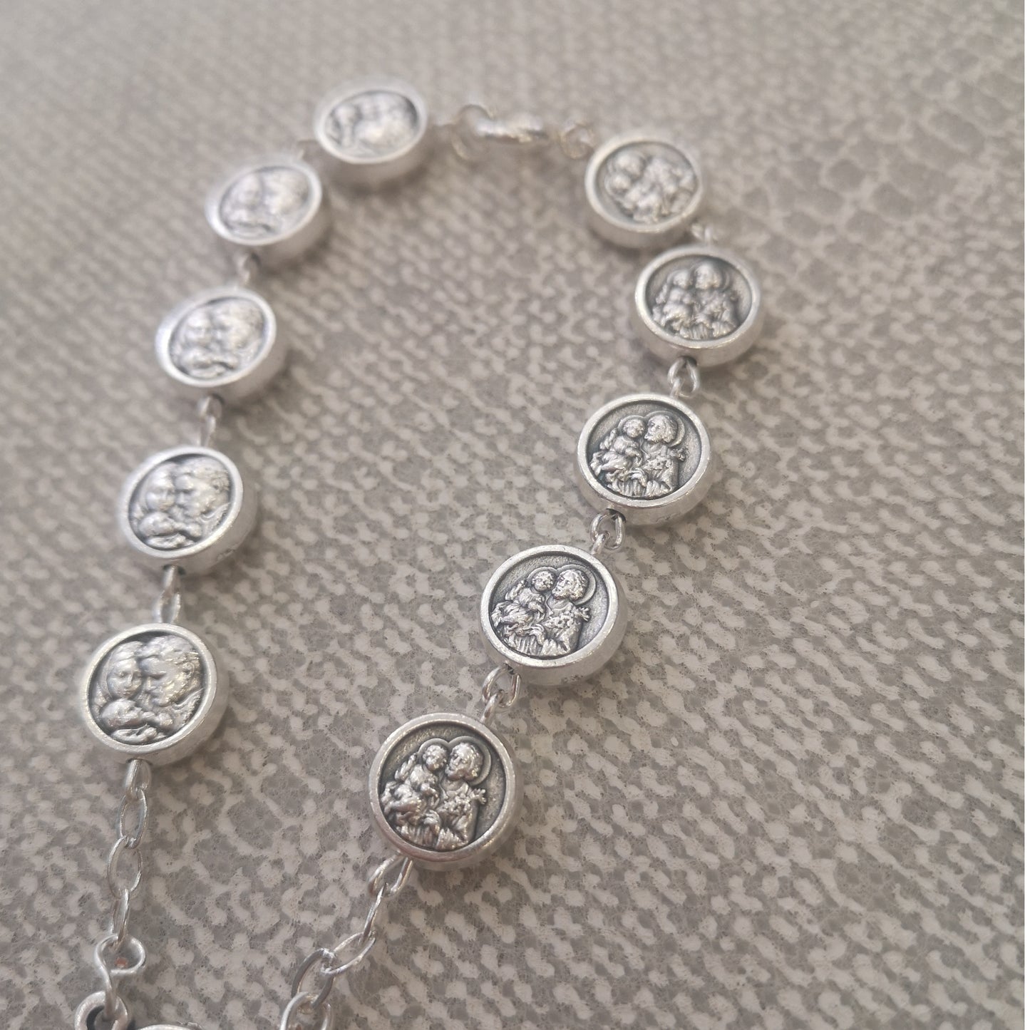 Holy Family Silver Decade Rosary