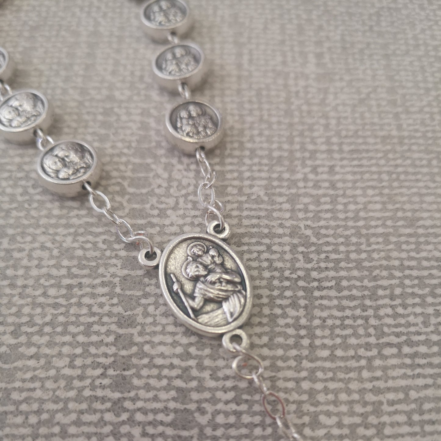 Holy Family Silver Decade Rosary