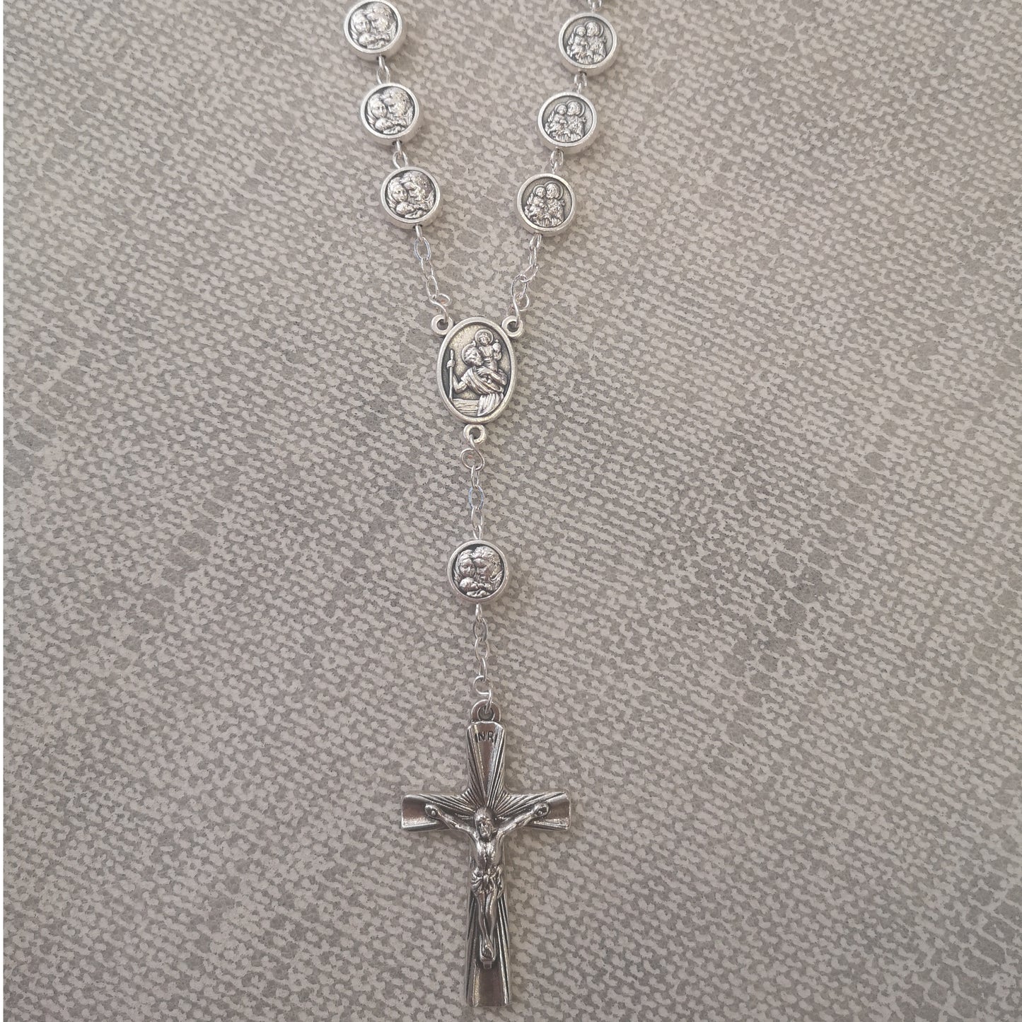 Holy Family Silver Decade Rosary