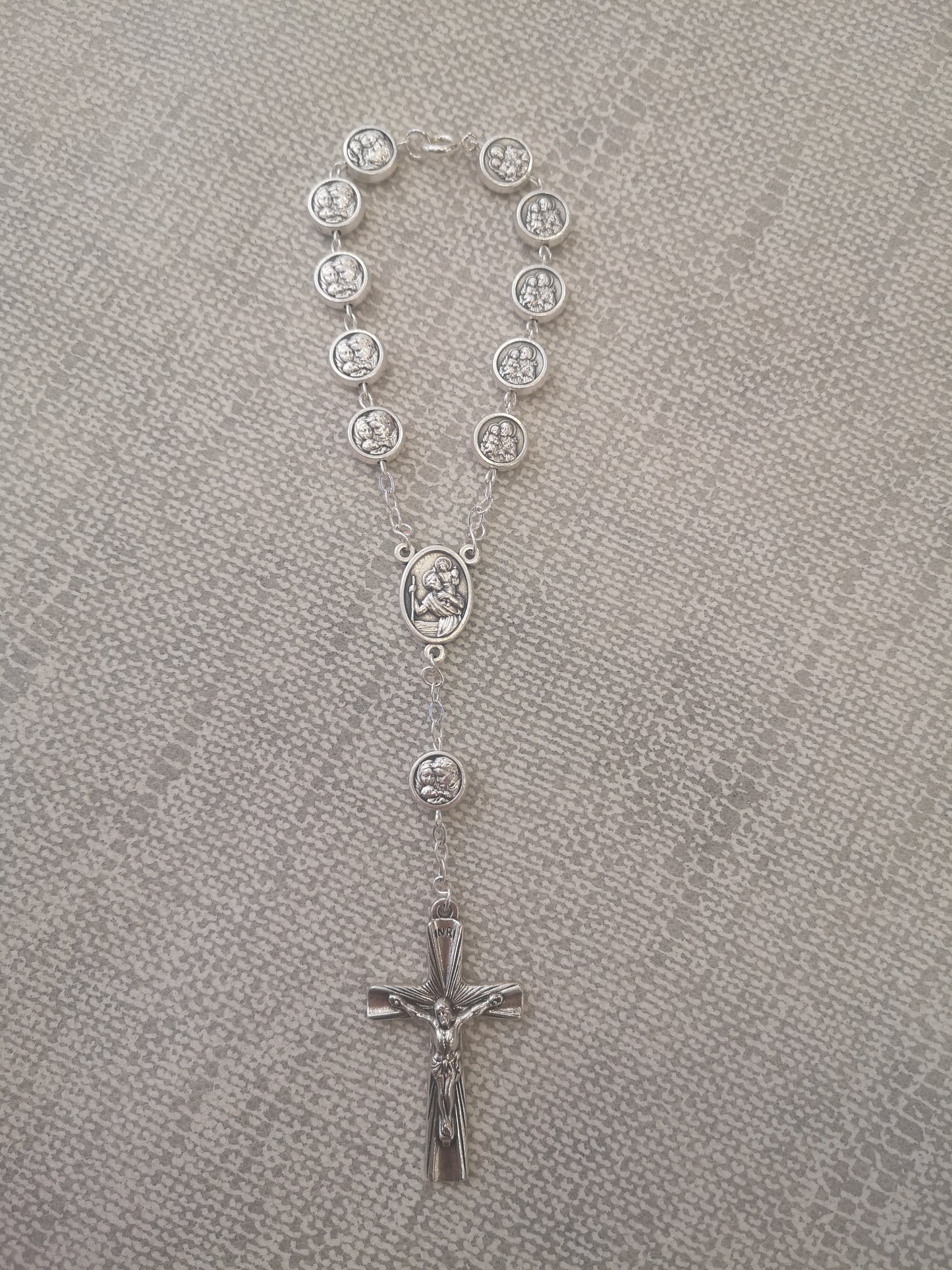 Holy Family Silver Decade Rosary