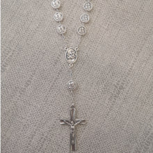 Load image into Gallery viewer, Holy Family Silver Decade Rosary
