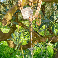 Load image into Gallery viewer, Olive Pit Fatima Rosary
