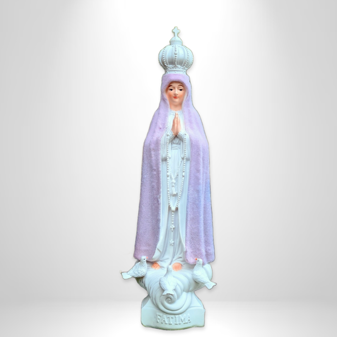 Our Lady of Fatima Statue – 2025 Edition - Color-Changing Mantle [Weather]