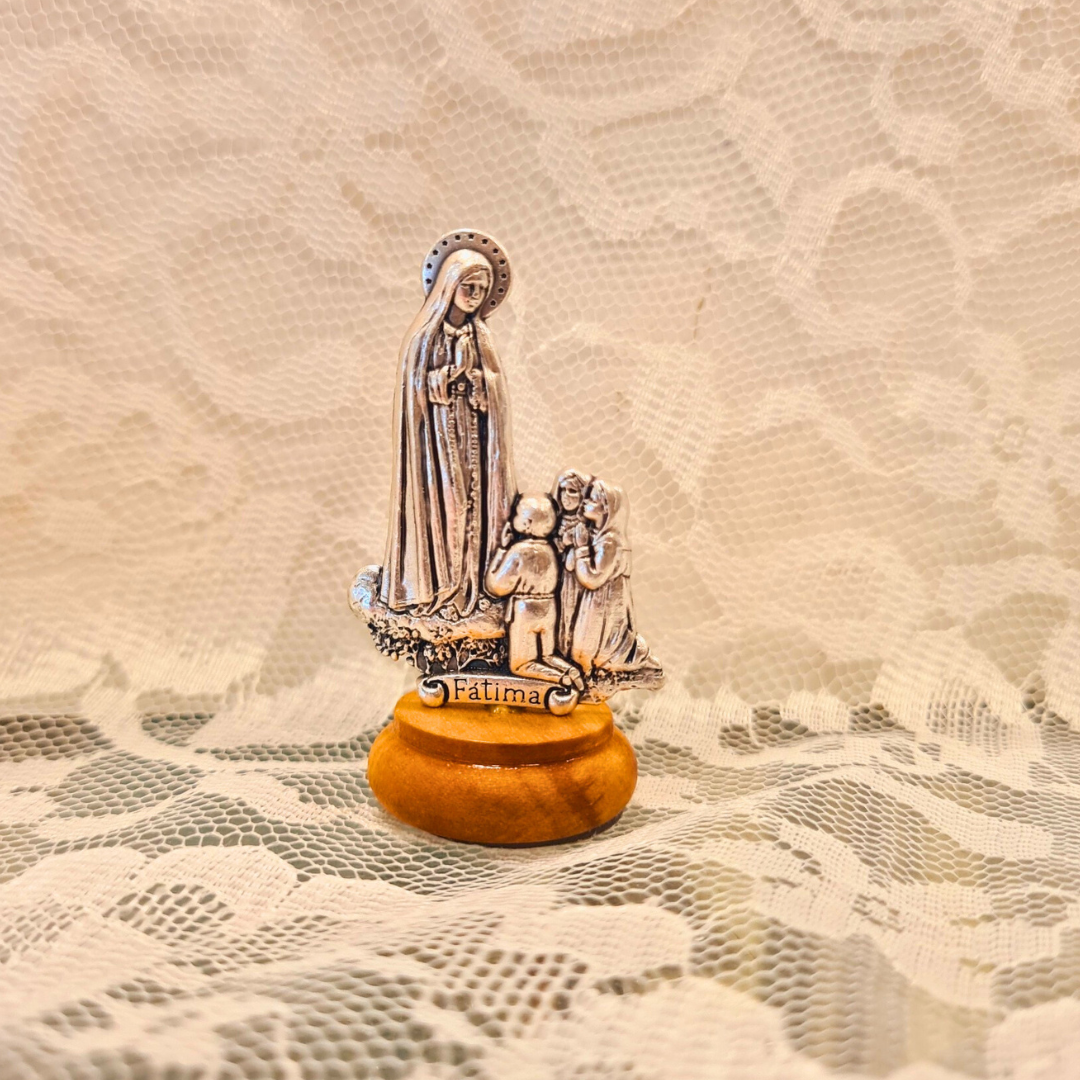Our Lady of Fatima Vehicle Statue