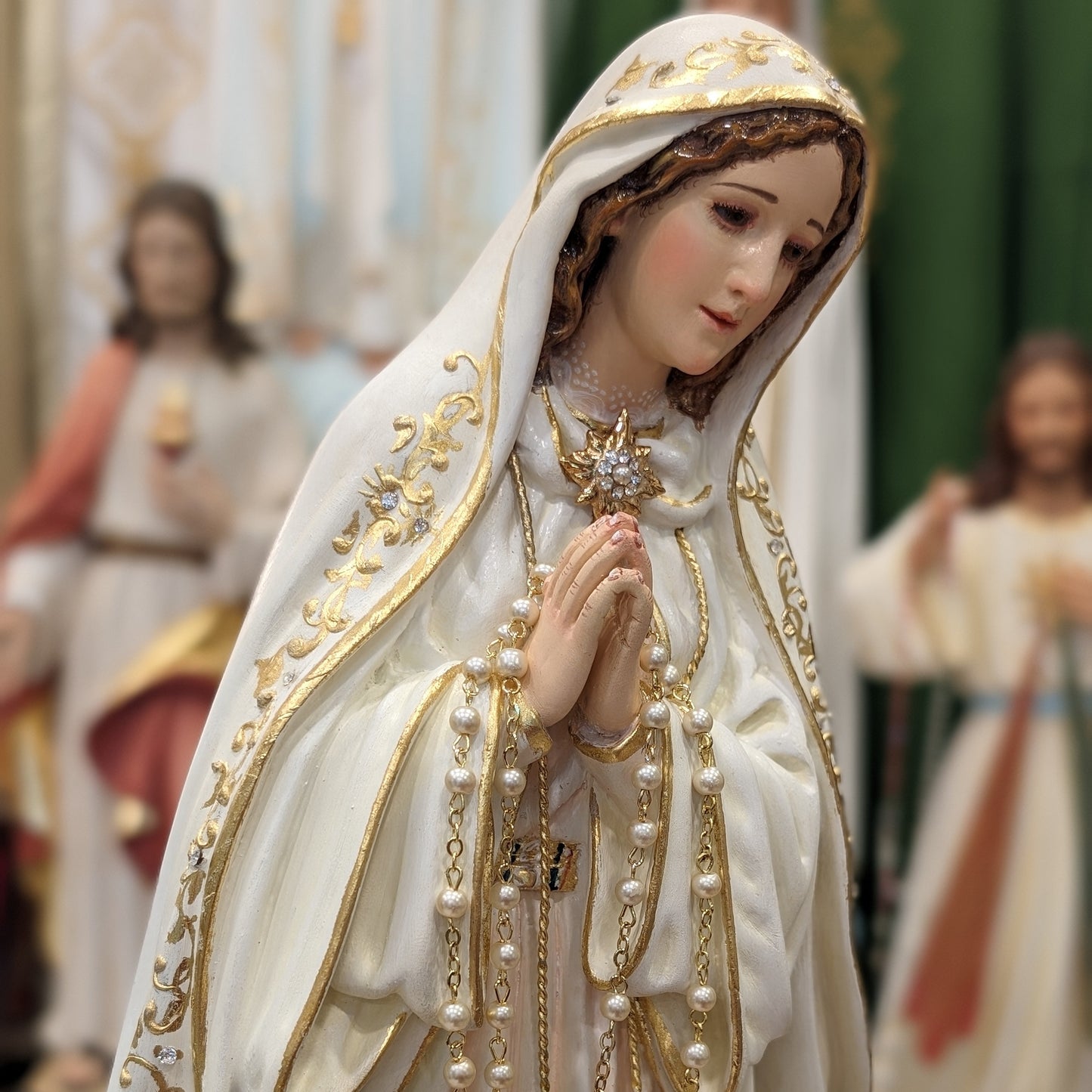 Our Lady of Fatima - Holm Oak [Wood]