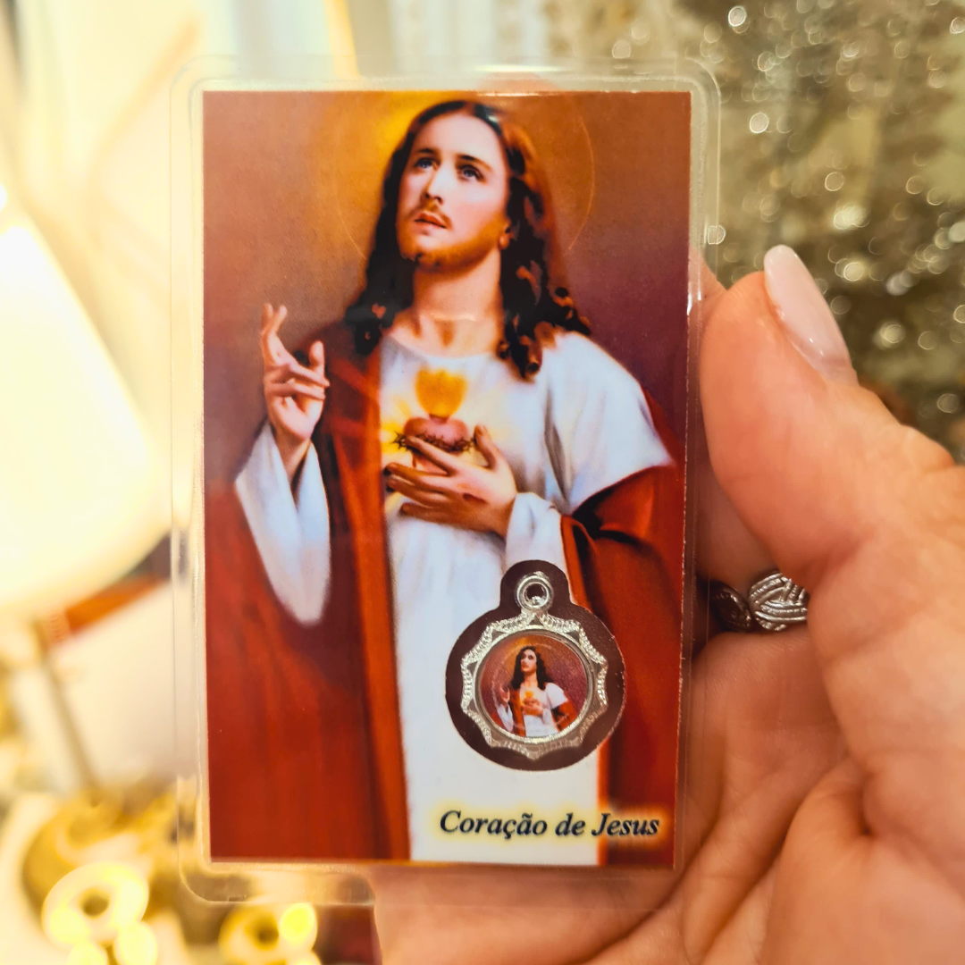 Prayer Card - Sacred Heart of Jesus