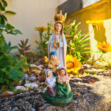 Load image into Gallery viewer, Rustic Our Lady of Fatima Apparitions Statue [5.1&#39;&#39; | 13cm]
