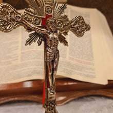 Load image into Gallery viewer, Standing Crucifix - 8.3&#39;&#39; | 21cm [Metal]
