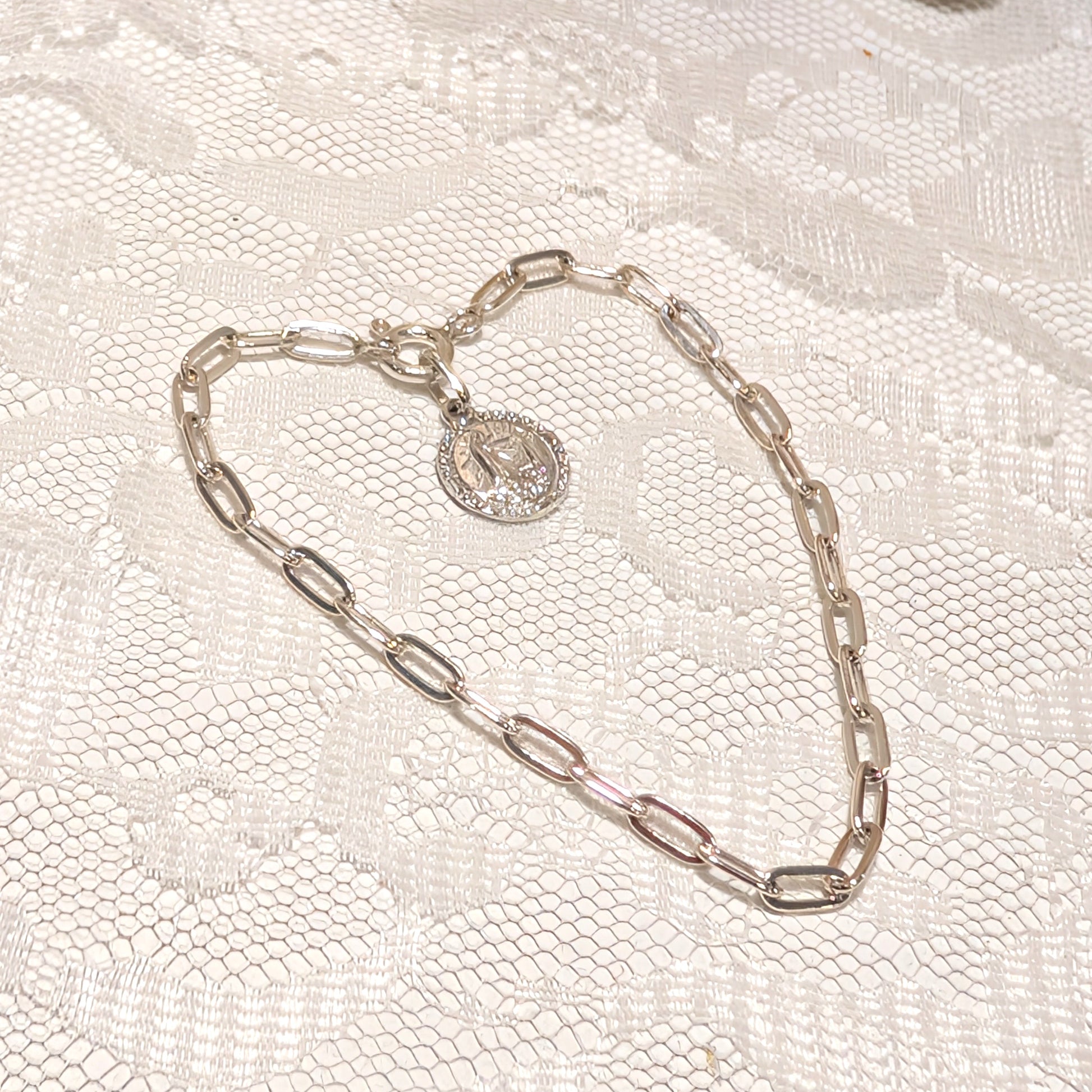 Consecration Bracelet & Fátima medal [Sterling Silver 925]