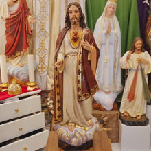 Load and play video in Gallery viewer, [Wood] Sacred Heart of Jesus [23.6&#39;&#39; | 60cm]
