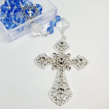 Load image into Gallery viewer, Blue Crystal Rosary - Special Edition
