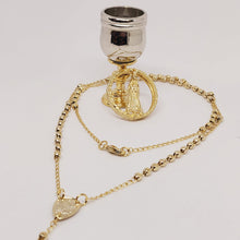 Load image into Gallery viewer, Gold Bath Chalice with Rosary
