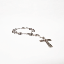 Load image into Gallery viewer, Holy Family Silver Decade Rosary
