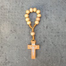 Load image into Gallery viewer, Mini Decade Rosary - Woodwork
