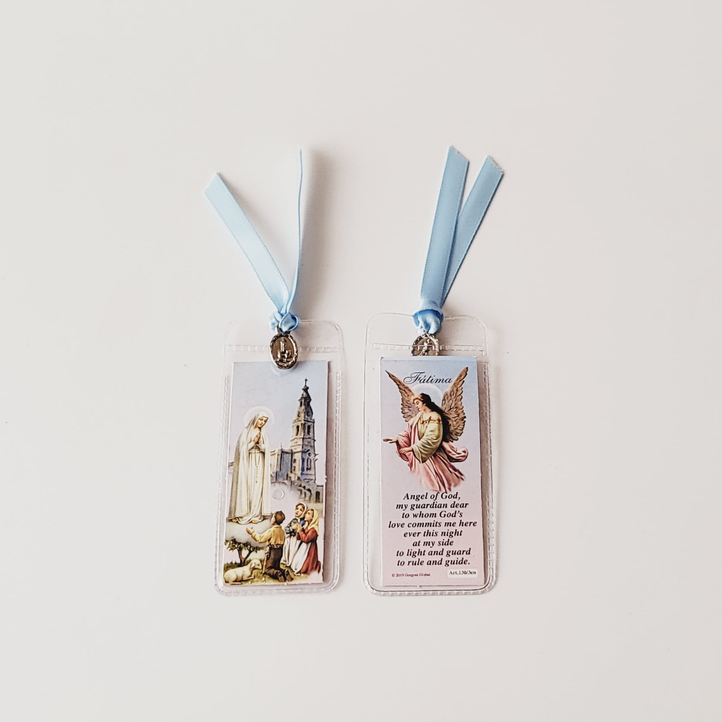 Our Lady of Fatima Prayer Card - English