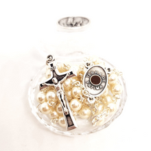 Load image into Gallery viewer, Pearl - Soil of Fatima Rosary
