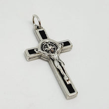 Load image into Gallery viewer, Saint Benedict Cross Black
