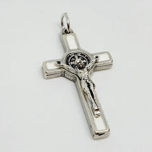 Load image into Gallery viewer, Saint Benedict Cross White
