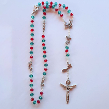 Load image into Gallery viewer, Christmas Rosary - Smaller Beads
