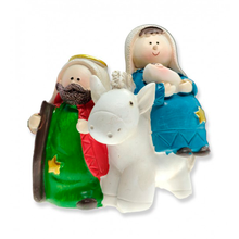 Load image into Gallery viewer, Colored Nativity Set - Flight to Egypt | 1.54&#39;&#39; | 4cm
