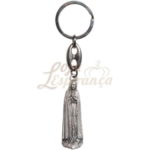 Our Lady of Fatima - Metal keychain