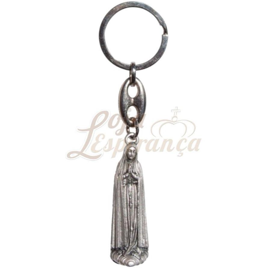 Our Lady of Fatima - Metal keychain